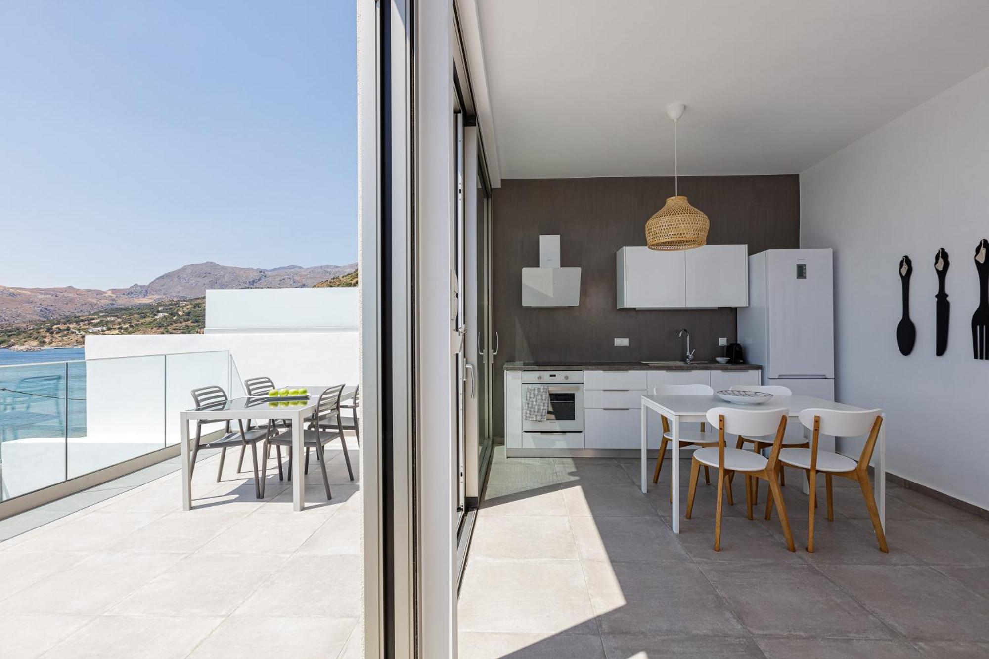 Aelia Seascape Apartments プラキアス 部屋 写真